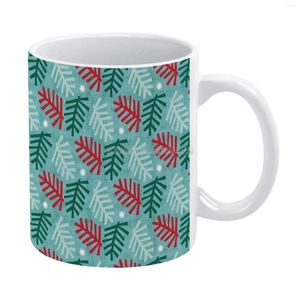 Tasses Joyeux Noel Café Motif Tasse 330 ml Lait Tasse D'eau Créative Fête Des Pères Cadeaux Vacances Joy Arbre Joyeux Bauble Mi