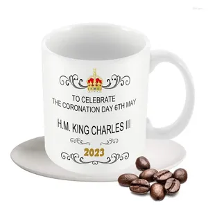 Mokken King Charles Mug Interessante Cocoa 350 ml Ceramic Feliciteer Cup 202 van Engeland Coronation