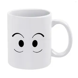 Mokken Komi-san Beady-Eyed Design-Komi Can't Communiceren (Wit) Mok Ceramic Tea Cup Birthday Cadeau Melkbekers en ANI