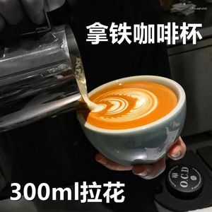 Mokken Latte Koffiekopje 300ml Europese Keramiek Verdikte Amerikaanse Cappuccino Professionele En Schotelset