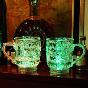 Mugs LED Flash Magic Color Change Cup Beer koffie Melkthee Wijn Bar Mok Travel Gift 2022 Directe verkoop