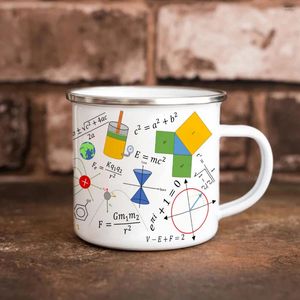 Tasses logistique chimie géométrie et mathématiques thème tasse ami enseignant cadeau d'anniversaire café
