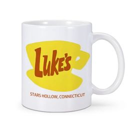 Mokken Luke's Diner Koffie Lukes Theekopjes Home Decal Vriend Geschenken Melk Mugen Nieuwigheid Coffeeware Drinkware Servies Theeservies 231214