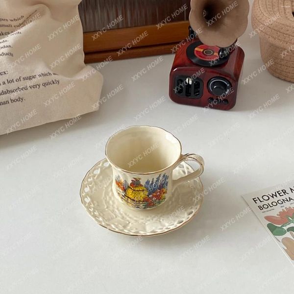 Tazas Manor Dibujo Taza De Café Caja De Regalo Juego De Té De La Tarde Traje