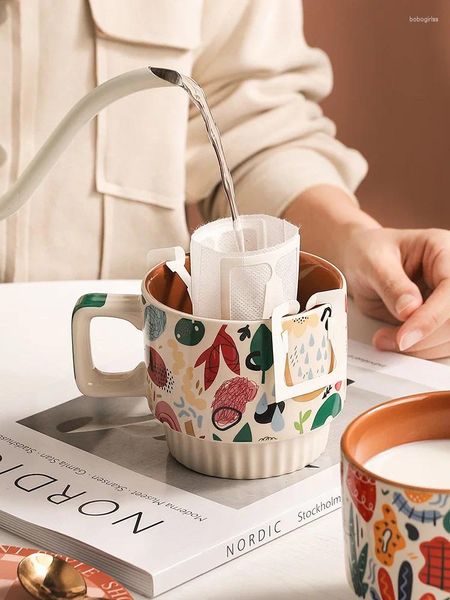 Tasses Mug Design Sense Niche Ceramic Cup Water Women's High Beauty Ins Style Coffee