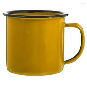 Mokken Mok Emaille Kopje Koffie Kopjes Camping Thee Drinken Vintage Metaliron Kampvuur Water Tin Tumbler Retro Espresso Reizen