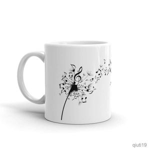 Mokken Muzikant Eenvoudig Ontwerp Muziek Leraar Gift Cup 11 oz Keramische Muziek Liefhebbers Ochtend Koffie Mokken R230713