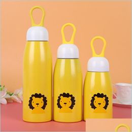 Tazas Nuevas Tres Generaciones De Taza De Vacío De Vientre De Dibujos Animados De Acero Inoxidable Taza De Logotipo Personalizado Para Niños 187 G2 Entrega De Gota Home Garden Ki Dhgfe