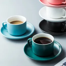 Tasses Nordic Ins Tasse à café et soucoupe Ensemble Accueil Après-midi Thé parfumé Petit-déjeuner Marque Eau Noël Céramique