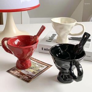 Mokken Nordic Ins Effen Kleur Bekers Mok Cup Ornamenten Woonkamer Keuken Keramiek Kantoor Koffie Ambachtelijke Woondecoratie Accessoires