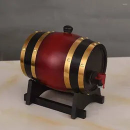 Tazas de roble envejeciendo barriles de madera cubos de cerveza de whisky de madera de madera bebida de madera delicado dispensador decorativo