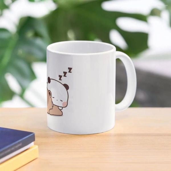 Tazas Panda Bear Bubu Dudu Love Sleep Taza de café Taza de cerámica Kawaii para té Termo