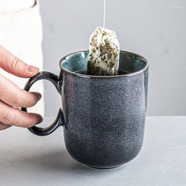 Tasses personnalité tasse en céramique créative tasse à boire pour hommes bureau four émaillé café ménage