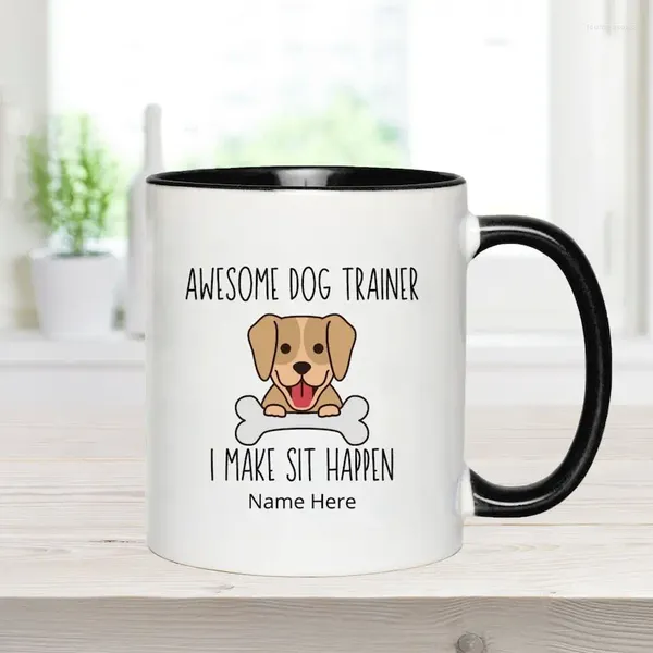 Tasses personnalisés de dog de chien Mug cadeau génial je fais sit se produire Walker