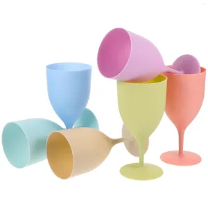 Tasses en plastique tasses de cocktails verres de mariage grand jus de verre maison gobelet gobelet rouge tasse multi-usure de vacances coloré
