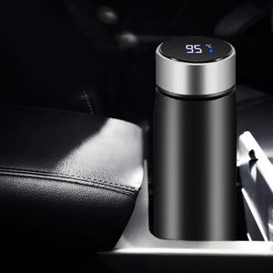 Tasses Portable voiture chauffage tasse voiture chauffée tasse gobelet Smart tasse chauffage électrique chauffé voyage tasse pour café lait chauffe-eau voyage 231020