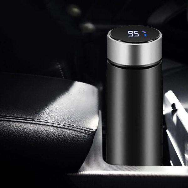 Tasses Portable voiture chauffage tasse voiture chauffée tasse gobelet Smart tasse chauffage électrique chauffé voyage tasse pour café lait chauffe-eau voyage 231020