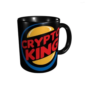 Mokken Promo Crypto King Cups Print Grappige nieuwigheid Ethereum Case Coffee