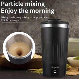 Tasses rechargeables modèle automatique remuant la tasse magnétique café créatif 304 en acier inoxydable mélangeur de lait intelligent remuer