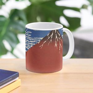 Tasses Red Fuji - Hokusai Coffee Mug Mixer Coffe Cups Porcelaine