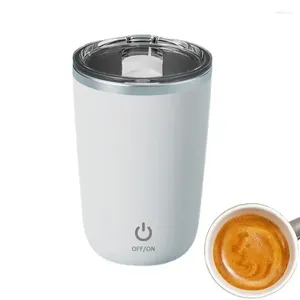 Tasses Tasse à agitation automatique Tasse à café magnétique électrique 304 en acier inoxydable paresseux multifonctionnel