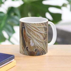 Tasses à café en forme de poney Shetland, verres de petit déjeuner, tasses à compagnon en céramique créatives