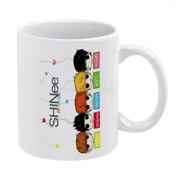 Tasses shinee white tasse personnalisée imprimée à thé drôle cadeau cadeau de café personnalisé antamie cover noir geek vert rouge vert