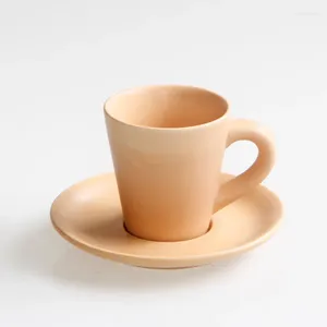 Mokken kleine mini-koffiemok Europese stijl keramische espresso geurende theekopjes kopjes drinkware drinkware keuken eetbar huizen tuin