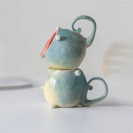 Tasses petits monstres en céramique tasse créative personnalité tasse de café couple de thé niche