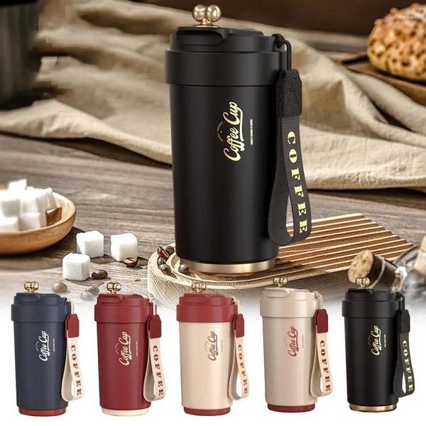 Tasses Smart Coffee Mug Contrôle de température en acier inoxydable Coupe isolée Cup de fuite portable pour les outils de camping en plein air