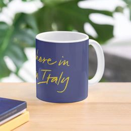 Tasses quelque part dans le nord de l'italie-appelez-moi par votre nom tasse à café tasse en céramique