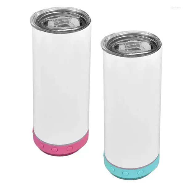 Tazas Copa de altavoces desmontable 20 oz Botella de sublimación de acero inoxidable aislada para la oficina para automóvil