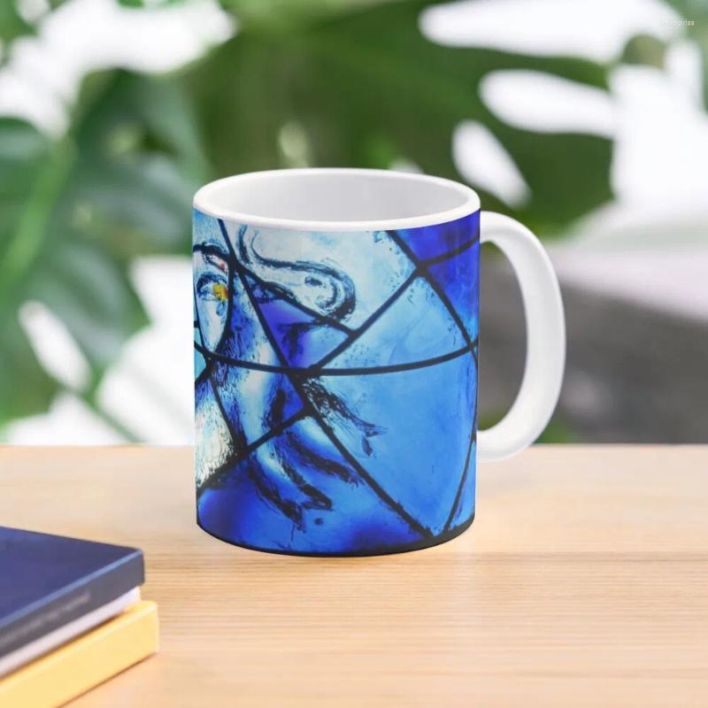 Tassen Buntglasfenster von Chagall – 1 Kaffeetasse Niedliche und verschiedene Tassen Funnys