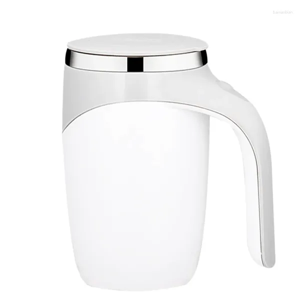 Tazas Taza de mezcla completamente automática de acero inoxidable Taza de café portátil perezosa para leche