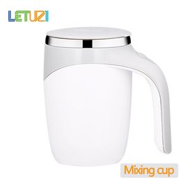 Tasses En Acier Inoxydable Tasse De Mélange Smart Self Stirring Magnétique Tasse À Café Température Tasse À Thé pour Mélangeur De Bureau À Domicile Tasses Thermiques 221122