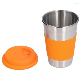 Tasses tasse en acier inoxydable tasse en métal sans BPA forte isolation thermique de qualité alimentaire incassable pour la maison