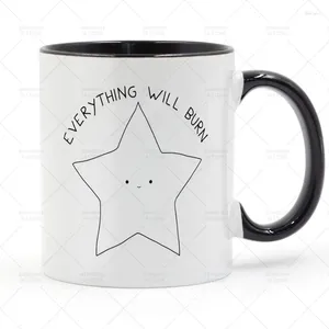 Tasses STARS Mug Tasse en céramique Cadeaux 11oz