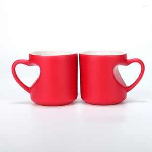 Mokken Style Po Red Mug cadeau voor vrienden veranderen van kleur keramische koffiekopjes op maat je op theekopje
