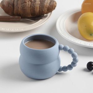 Mokken Sugar Gourd Mug Stand Coffee Cups Set Jaar Geschenk eenvoudig Design Speciale vriendin Origineel en grappige geschenken Blue The Cup