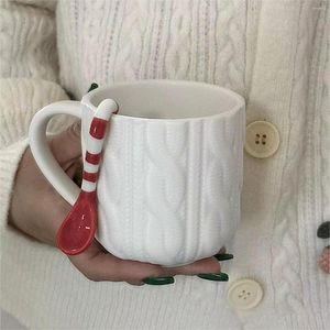 Tasses pull rayure Design céramique tasse à café thé au lait tasses de bureau verres le cadeau d'anniversaire