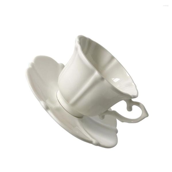 Tazas Taza de té Taza de café Kit de bebida de cerámica exquisita de larga duración Suministros para el hogar