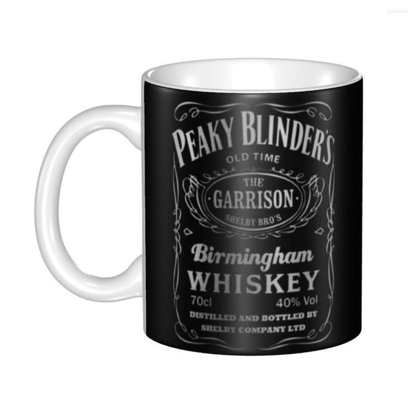 Tasses The Garrison Blinder Peaky Coffee Mug DIY Custom TV Shelby Brothers Céramique Thé Lait Tasse Travail En Plein Air Camping