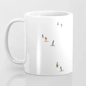 Tasses Le plaisir du terrain de ski Mark Cup Skiers Gift Coffee Mug 11oz Ceramic Milk Friends Birthday