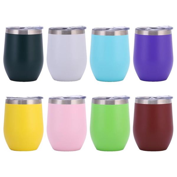 Tazas Taza térmica Taza de cerveza Vaso de acero inoxidable Doble pared con aislamiento al vacío Café Té Boca ancha Botella de agua DrinkwareMugs