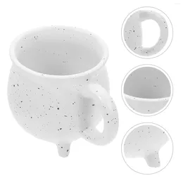 Tasses tridimensionnelles trépied Coupe chaudière tasse expresso tasses en céramique Céramique de chaudron de sorcière en céramique Céramique