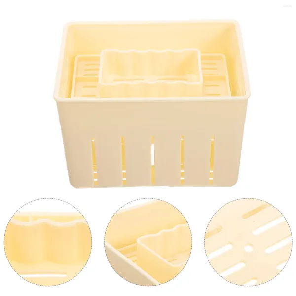 Tasses tofu pressoir beurre de fabrication outil de moisissure d'outil de maison de ménage presser de fromage en bois pressées de moule pratiques outils