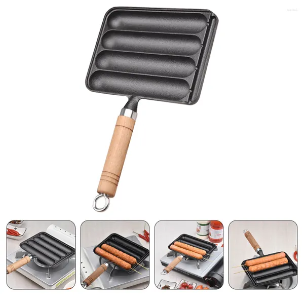 Tasses outils moule de cuisson antiadhésif chien saucisse Grill bricolage à la main approvisionnement alimentaire fer cuisson à la vapeur