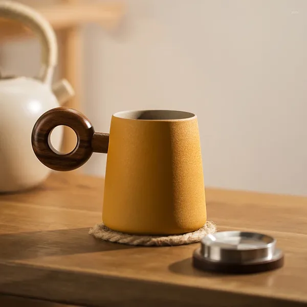 Tasses De voyage thé drôle, expresso mignon eau esthétique idées en céramique personnalisées poignée en porcelaine Tazas De café verres