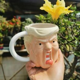 Tasses Trump 3D tasse en céramique tasse à café bizarre drôle boisson funky 301-400ml thé au lait Drinkware décor à la maison