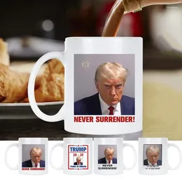 Tasses Trump Mug 2024 400 ml Café à café Big Handle Durable Imprim Microwavable Lavage Lavage Céramique
